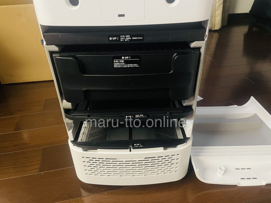 エアドッグ背面フィルター部