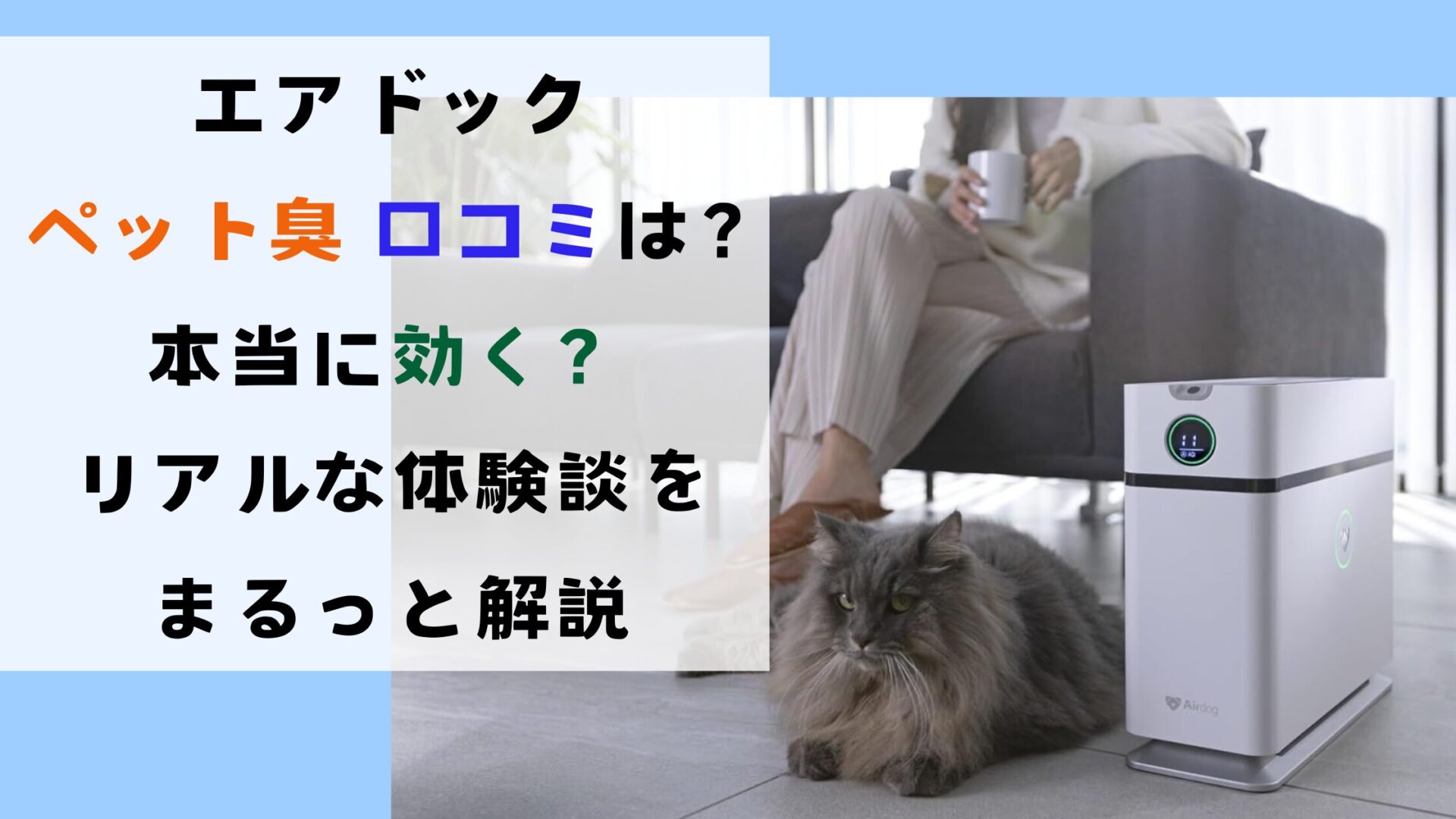 エアドックペット臭口コミは？本当に効く？リアルな体験談をまるっと解説