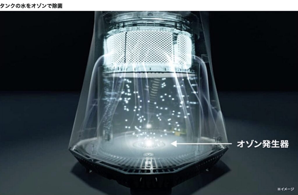 オゾン除菌で水を常に清潔