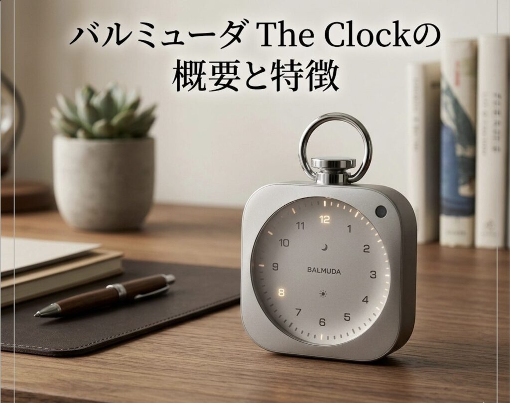 バルミューダ The Clockの概要と特徴を徹底解説
