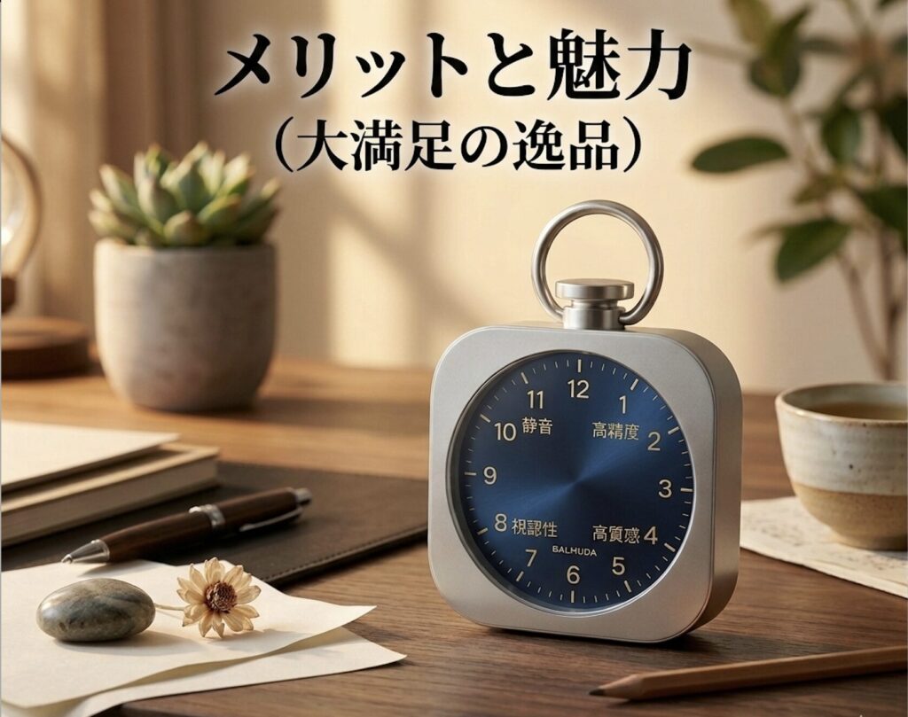 バルミューダの時計の口コミから見るメリット