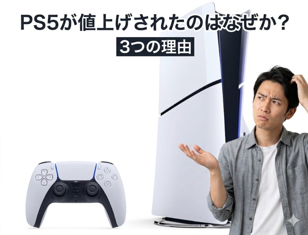 PS5が値上げされたのはなぜか3つの本当の理由