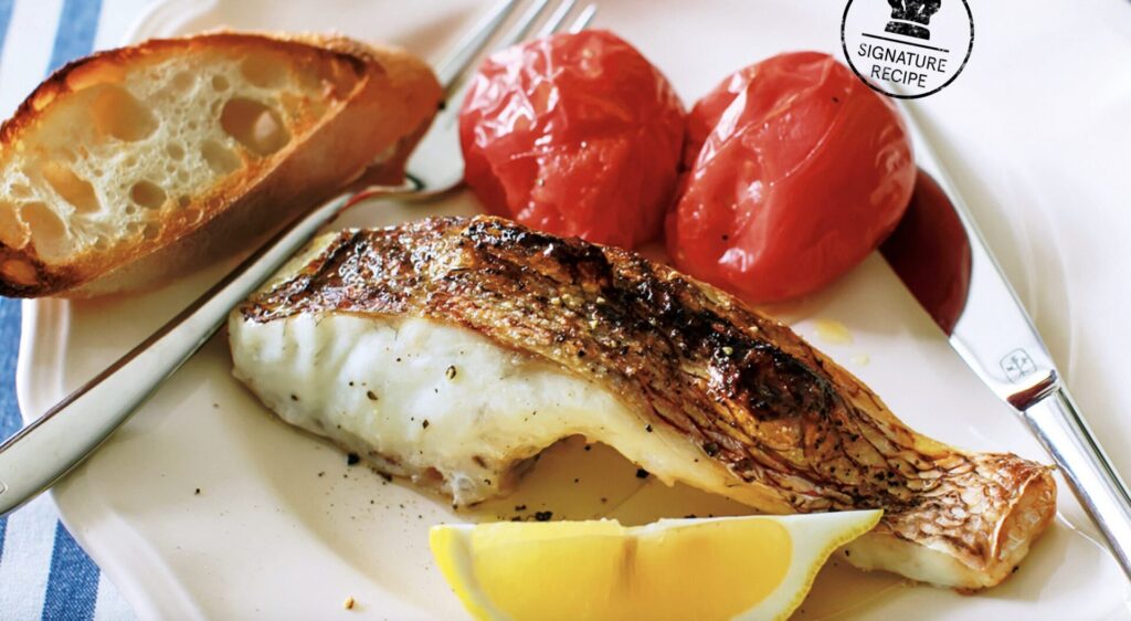 魚の皮目がパリッと仕上がり身はふっくら