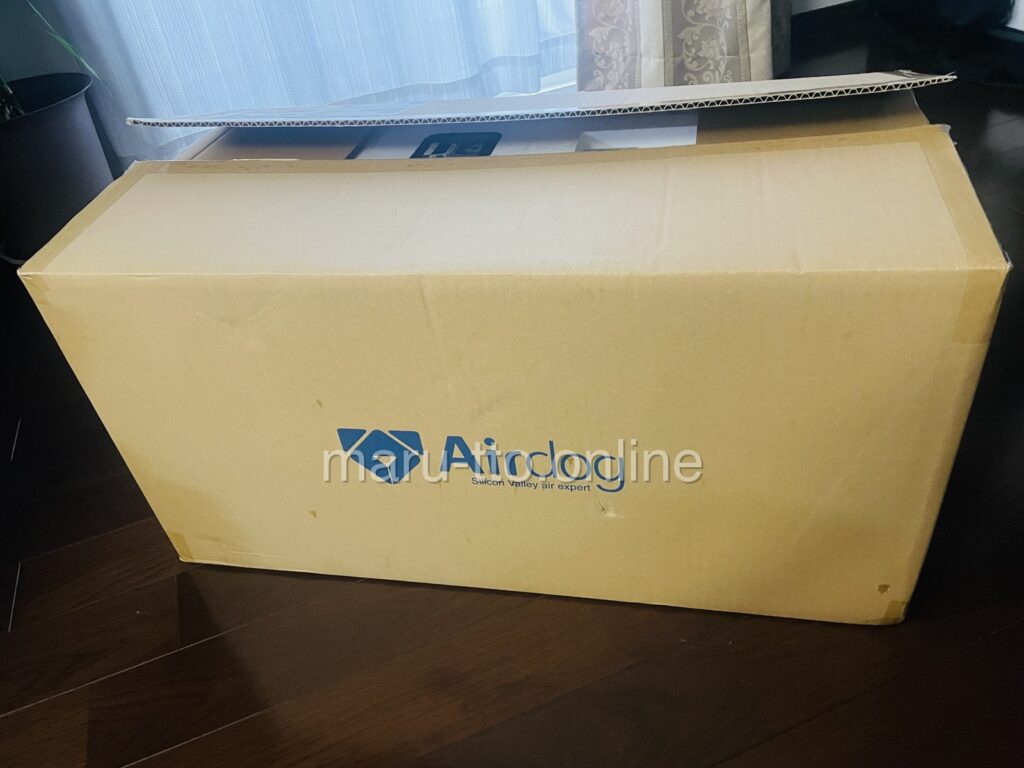 Rentioから届いたAirdog X5Dの段ボール箱
