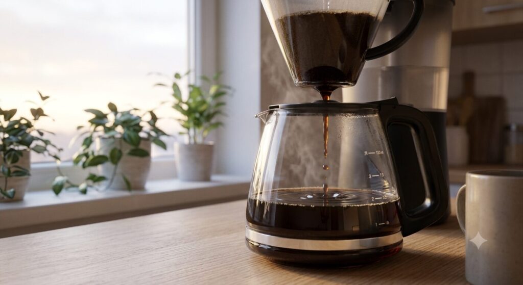 ガラスサーバーはコーヒーを淹れる時間そのものを楽しめる