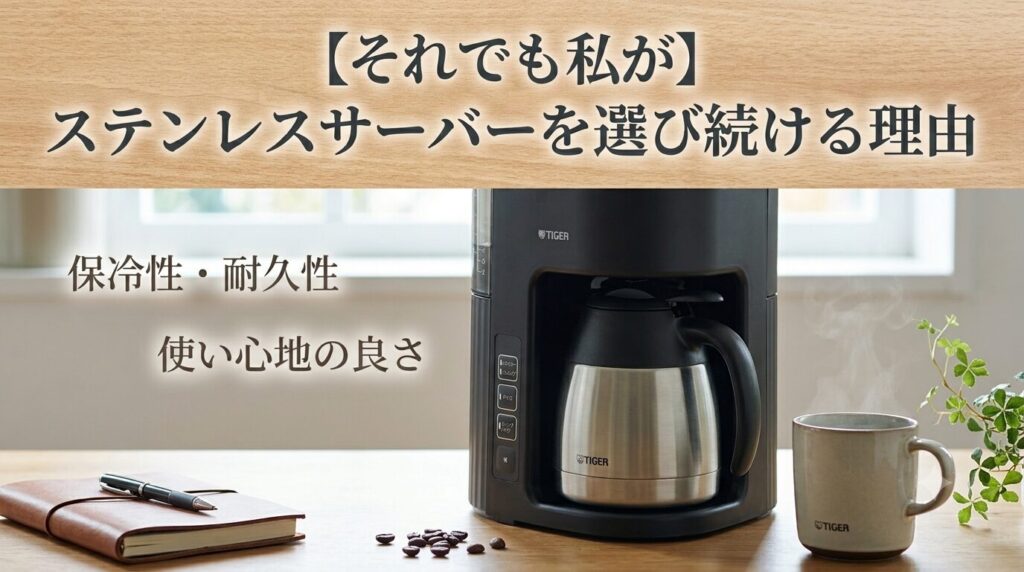 それでも私がステンレスサーバーを選び続ける理由