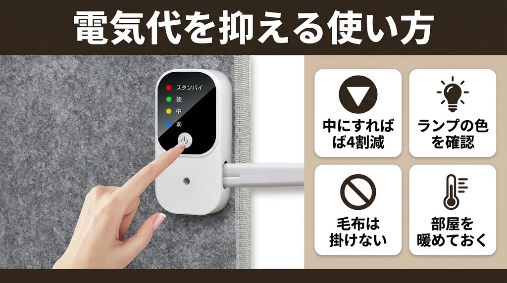 電気代を抑える使い方