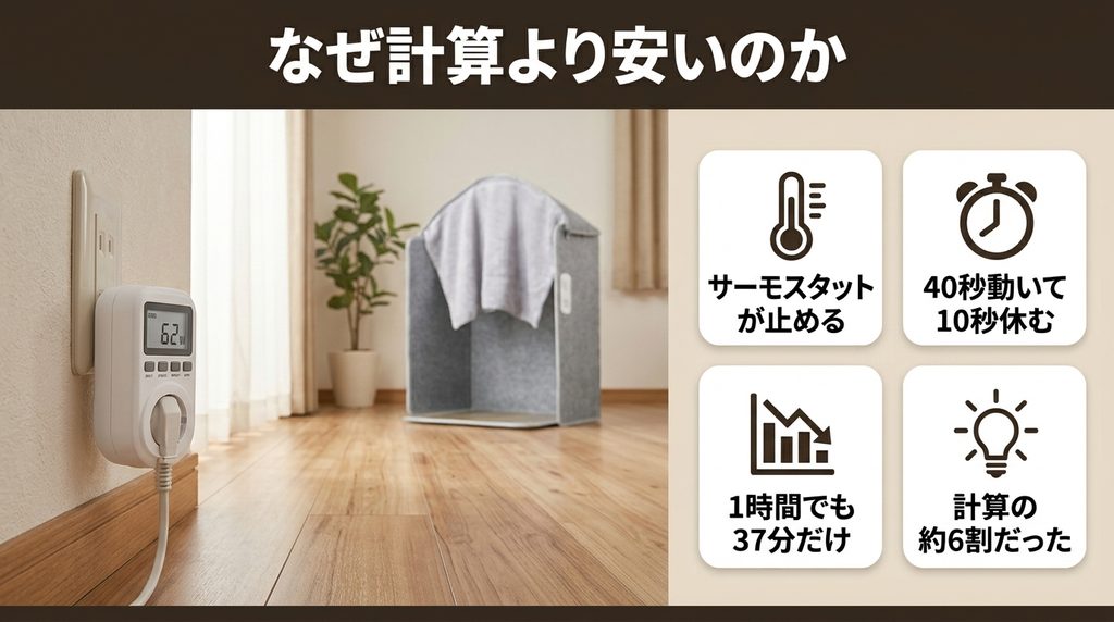 なぜ計算より安いか